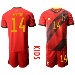 Kids Belgium Short Soccer Jerseys 032