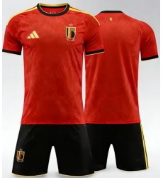 2026 FIFA World Cup Belgium Soccer Home Jersey Blank