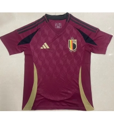 Belgium 2024 Soccer Jersey Red