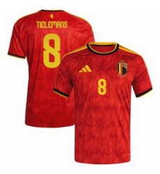 Men 8Youri Tielemans Belgium Jersey 2 Men 8Youri Tielemans Belgium Jersey 2