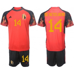 Men FIFA 2022 Belgium Soccer Jersey 011