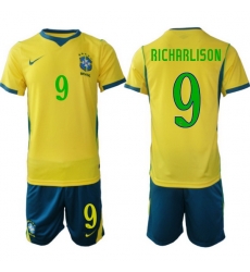 Men Brazil 2026 FIFA World Cup Yellow Home Soccer Jersey RICHARLISON #9