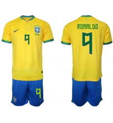 Men FIFA 2022 Brazil Soccer Jersey 027