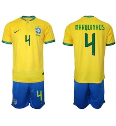 Men FIFA 2022 Brazil Soccer Jersey 031