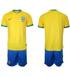 Men FIFA 2022 Brazil Soccer Jersey 035