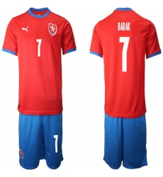 Mens Czech Republic Short Soccer Jerseys 006