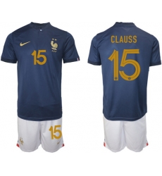 Men FIFA 2022 France Soccer Jersey 006