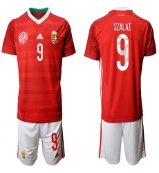 Mens Hungary Short Soccer Jerseys 004