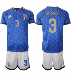 Italy Home Blue Soccer Jersey 0004 Italy Home Blue Soccer Jersey 0004
