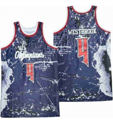 4# RUSSELL WESTBROOK NAVY ALTERNATE BASKETBALL JERSEY