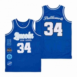 Jesus Shuttlesworth Lincoln Movie 34 Ray allen Jersey2