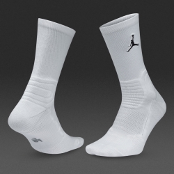 Long White Jordan socks