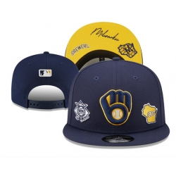 Milwaukee Brewers Snapback Cap 004