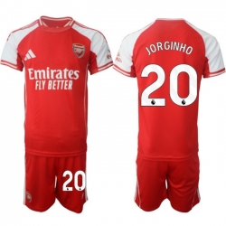 Men Arsenal 2026 Soccer Jerseys Red #20 JORGINHO
