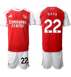 Men Arsenal 2026 Soccer Jerseys Red White #22 RAYA