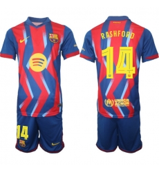 Men FC Barcelona 2026 Soccer Jerseys RedBlue #14 RASHFORD (2)