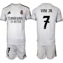 Men Real Madrid 2026 Soccer Jerseys White #7 VINI JR. (2)