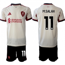 Men Liverpool 2026 Soccer Jerseys Beige #11 M.SALAH