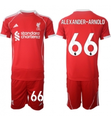 Men Liverpool 2026 Soccer Jerseys Red #66 ALEXANDER-ARNOLD