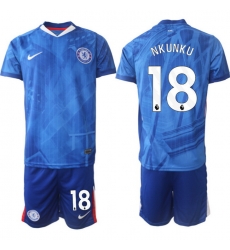 Men Chelsea 2026 Soccer Jerseys Blue #18 NKUNKU