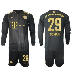 Men Bayern Long Sleeve Soccer Jerseys 501