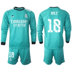 Men Real Madrid Long Sleeve Soccer Jerseys 503