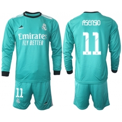 Men Real Madrid Long Sleeve Soccer Jerseys 507