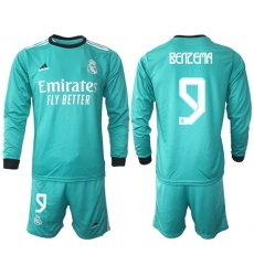 Men Real Madrid Long Sleeve Soccer Jerseys 509