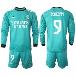 Men Real Madrid Long Sleeve Soccer Jerseys 509