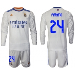 Men Real Madrid Long Sleeve Soccer Jerseys 560