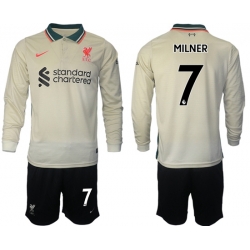 Men Liverpool Long Sleeve Soccer Jerseys 512