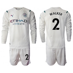 Men Manchester City Long Sleeve Soccer Jerseys 536