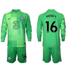 Men Chelsea Long Sleeve Soccer Jerseys 500