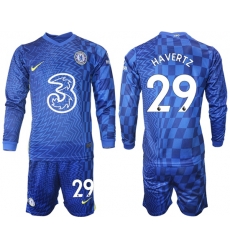 Men Chelsea Long Sleeve Soccer Jerseys 512