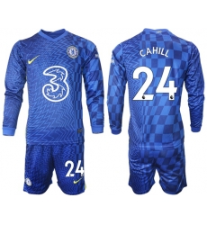 Men Chelsea Long Sleeve Soccer Jerseys 514