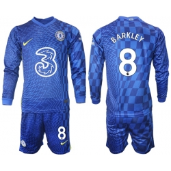 Men Chelsea Long Sleeve Soccer Jerseys 524