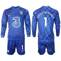 Men Chelsea Long Sleeve Soccer Jerseys 527