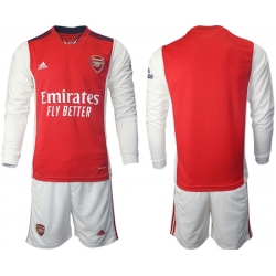 Men Arsenal Long Sleeve Soccer Jerseys 514