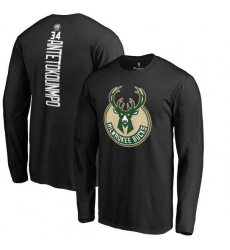 Milwaukee Bucks Men Long T Shirt 007