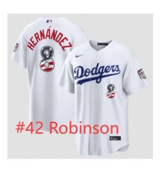 Men Los Angeles Dodgers 42 Jackie Robinson White USA 250 Fourth of July Home Stitched Baseball Jersey Men Los Angeles Dodgers 42 Jackie Robinson White USA 250 Fourth of July Home Stitched Baseball Jersey