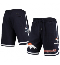 Men Denver Broncos Navy Shorts