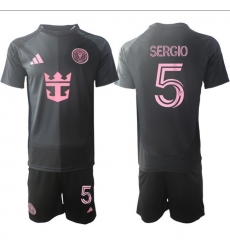Men Inter Miami CF 2026 Soccer Jerseys Black #5 SERGIO