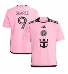 Youth Inter Miami CF Luis Suárez adidas Pink 2024 2getherness Replica Player Jersey