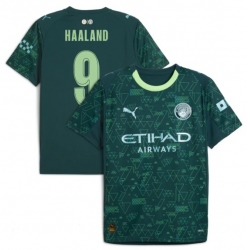 Haaland Manchester city  jerseys Green