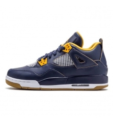 Air Jordan 4 Dark Blue Basketball 24K Shoes