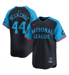 Men National League 44 Elly De La Cruz Navy 2024 All Star Limited Stitched Baseball Jersey