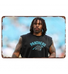 Carolina Panthers Aluminum Sign 12x8 Inch Julius Peppers 002