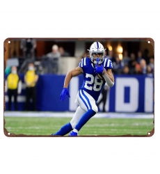 Indianapolis Colts Aluminum Sign 12x8 Inch Jonathan Taylor  002