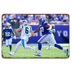 New York Giants Aluminum Sign 12x8 Inch Dexter Lawrence 001