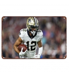 New Orleans Saints Aluminum Sign 12x8 Inch Chris Olave 003